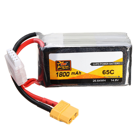 ZOP Power 14.8V 1800mAh 65C 4S Lipo Battery XT60 Plug för RC FPV Racing Drone