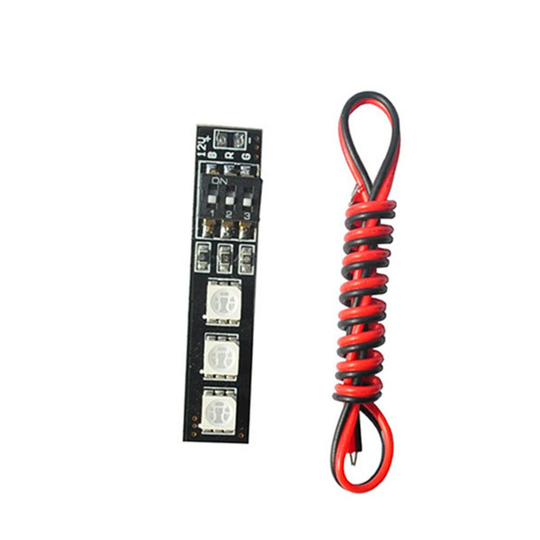 12V RGB 5050 LED Strip Light 7 Color Switch för RC Drone FPV Racing