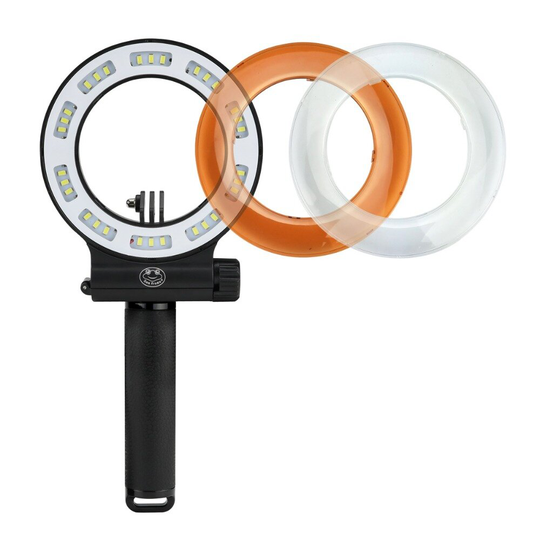 Seafrogs SL-109 Vattentät 40 m dykfyllningsljus 3-läges LED-lampa för GoPro Hero 10 9 för Yi SJCAM Action Sport Camera