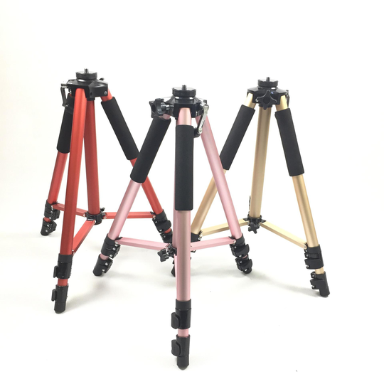 ET-650 projektorfäste av aluminiumlegering med brickprojektor stativ stativ bärbar rund rörkonsol
