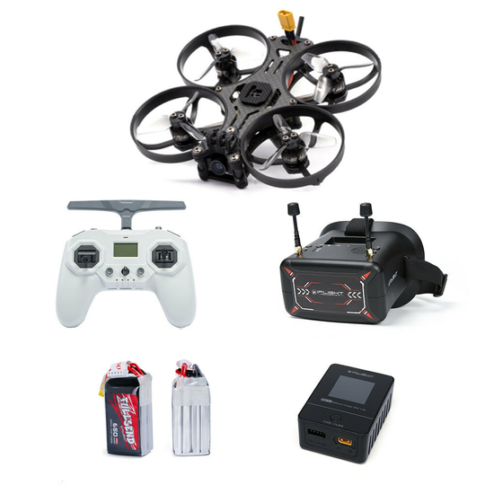 iFlight Protek R25 Analog 113 mm axelavstånd Whoop F4 AIO 20A ESC 4S 2,5 tums FPV Racing Drone RTF ELRS 2,4G med radiosä