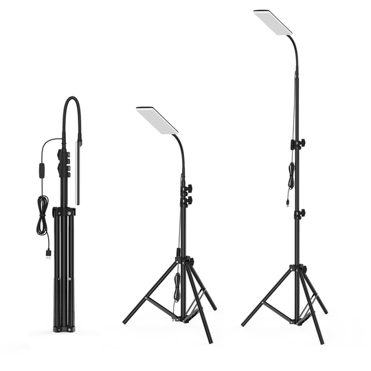 Uppgraderat huvud 84*LED 1,8m Justerbart stativstativ Ljus Bärbar utomhus LED Arbetslampa Fotografi Fyll Nödcampinglykta