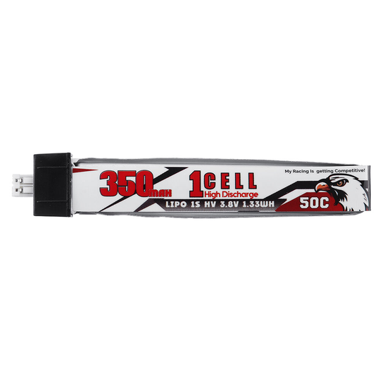 CODDAR 3.8V 350mAh 50C 1S HV Lipo Batteri PH2.0 Plug för FPV RC Racing Drone