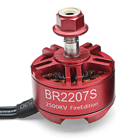 Racerstar 2207 BR2207S Fire Edition 1600KV 2200KV 2500KV 3-6S Borstlös Motor För RC Drone Frame Kit