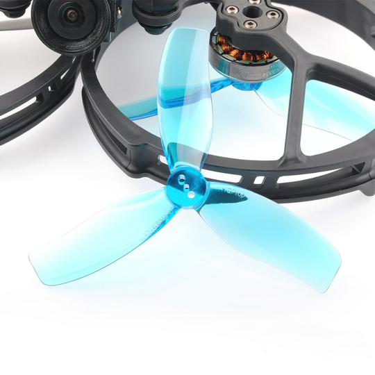 2 Par HQProp Kanal-T90mmx3 Propeller Blue CW CCW för Geprc Cinelog35 Cinewhoop FPV Racing RC Drone