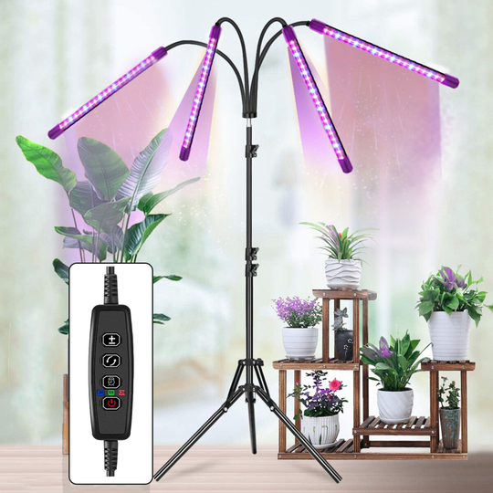 LED Grow Light Tripod Plant Växande lampor med stativ för inomhusväxter