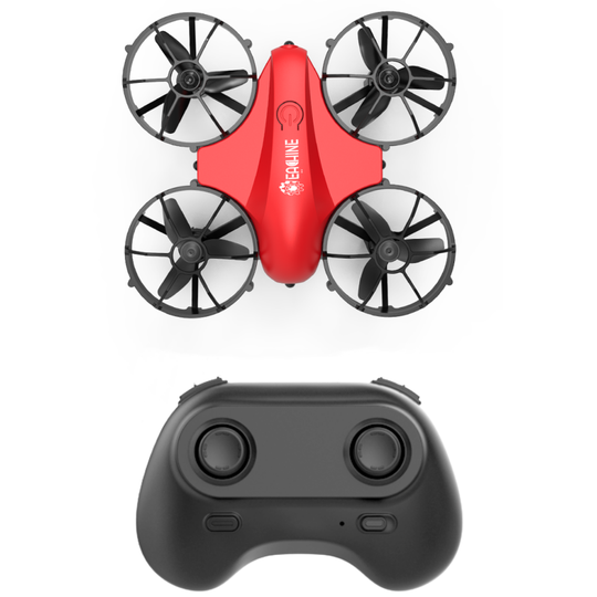 Eachine E008 Mini 2.4G 4CH 6 Axis Headless Mode Infraröd Hindring Undvikande RC Drone Quadcopter RTF