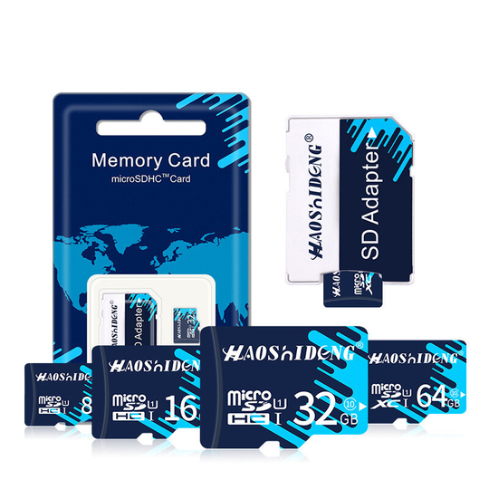 MicroDrive-minneskort TF Micro SD-kort höghastighets klass 10 8 GB 16GB 32GB 64GB 128 GB 256 GB med SD-adapter för PSP-s