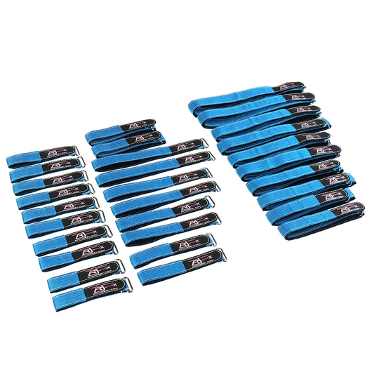 RJX 2st 20X200 / 210/220/225/230/250/300/350/400/500/600/700/800/900 / 1000m Zink Alloy Sömlös spänne Batterirem