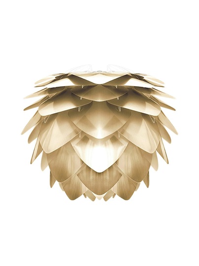 Silvia medium brushed brass -varjostin