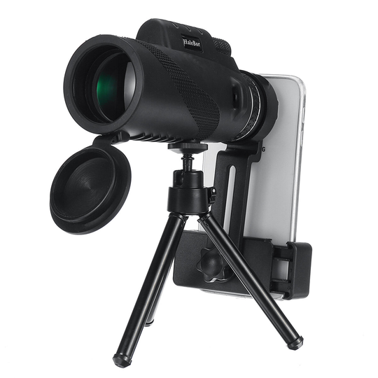 Monocular Telescope 10X HD Outdoor Optical Lins Telescope Night Vision Tripod Telefonklämma