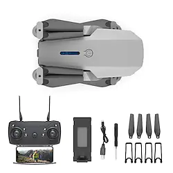 E88Pro Foldable GPS drone with 4K Ultra HD camera Adult quadcopter brushless motor automatic return home Follow Me 52 min flight time remote control range including carry bag Lightinthebox