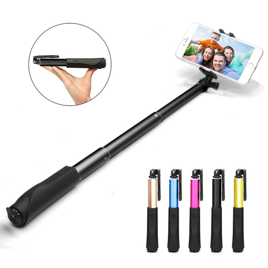 Universal utdragbar handhållen Selfie Stick för iOS för Samsung Android
