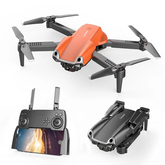 Funsky S6 WIFI FPV med 4K Dual Camera Infraröd Hinder Undvikande Headless Mode Fällbar RC Drone Quadcopter RTF