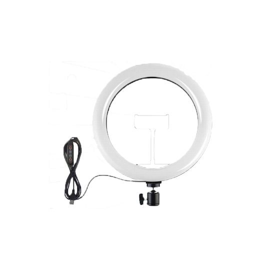 ORSDA OR-10RGB 10-tums RGB LED-ringljus Dimbar Selfie-ringlampa Tre typer av färgtemperatur för dator live med stativ