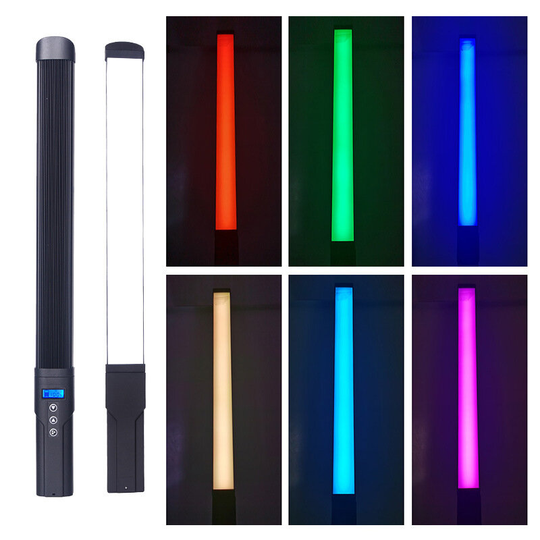 Bakeey KN-160 RGB fjärrkontroll Handhållen fyllningslampa LED-fotografiljus Inomhusfilm och TV-ljus uppladdningsbart nat