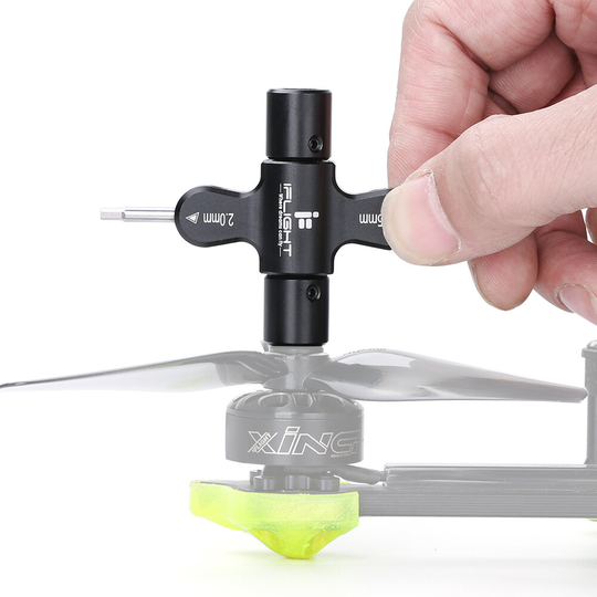 iFlight M3 M5 mutterskruvnyckeluttag snabb realeas propellermotorverktyg med 1,5 mm 2 mm skruvstift för RC FPV Racing Dr