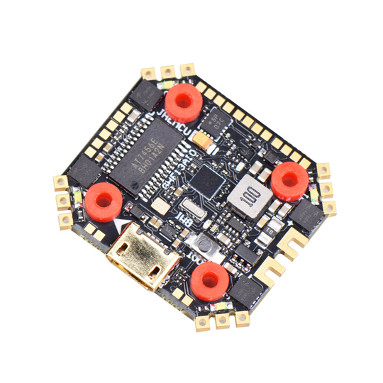 16x16mm JHEMCU GHF13 AIO F4 OSD Flight Controller Inbyggd 13A Blheli_S 2-4S 4 i 1 borstlös ESC för RC Drone FPV Racing