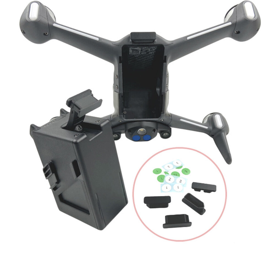 Batteriladdningsportkåpa för DJI FPV Combo Dammtät för RC Drone FPV Racing