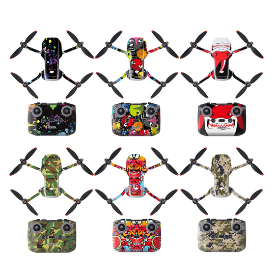 Sunnylife Vattentät PVC-klistermärken Drone Body Skin Protective Arm Remote Control Protector för DJI Mavic Mini 2 Drone