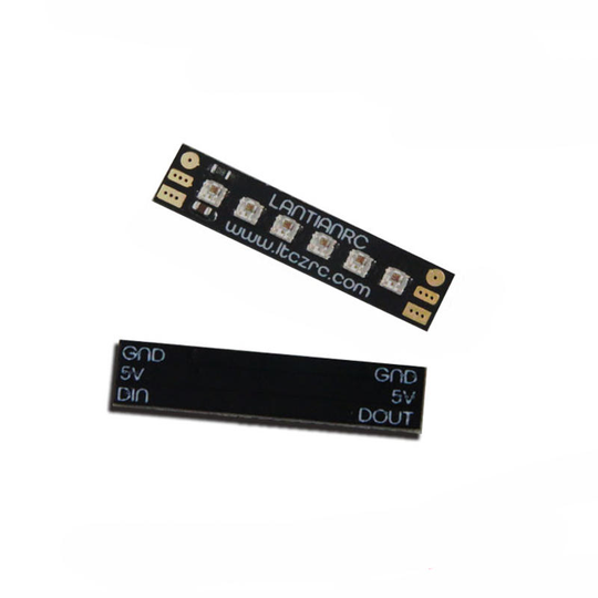 LantianRC WS2812 2812 LED Light Board 5V för RC Drone FPV Racing 0.3g