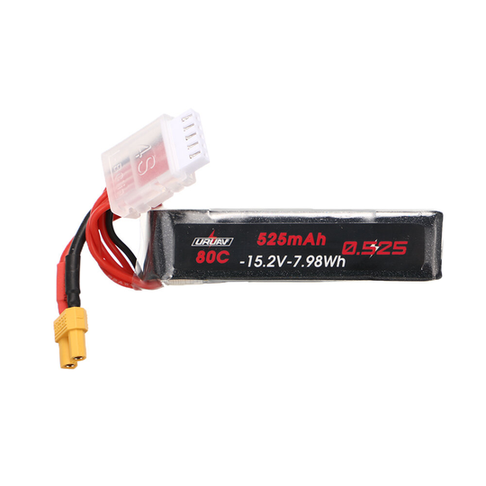 URUAV 15.2V 525mAh 50C 4S HV LiPo Batteri XT30 Plug för RC Drone