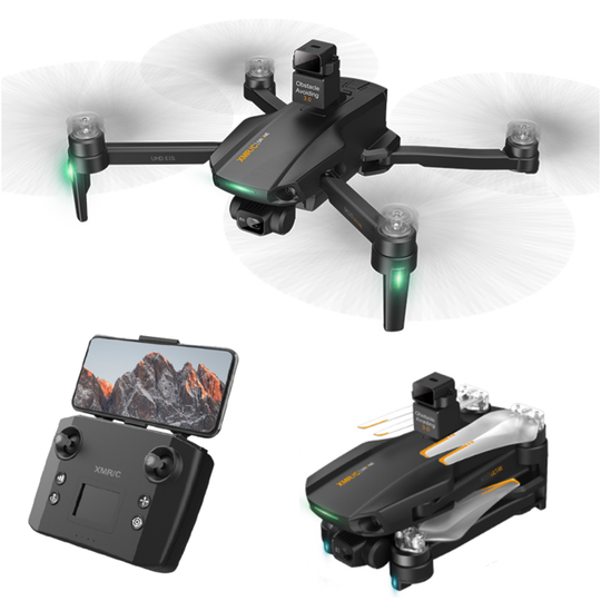 XMR / C M10 Ultra S Mirror 2S G WIFI 4KM FPV GPS med Real 4K kamera 3-axlig EIS Gimbal 360° Hinder Undvikande Borstlös h