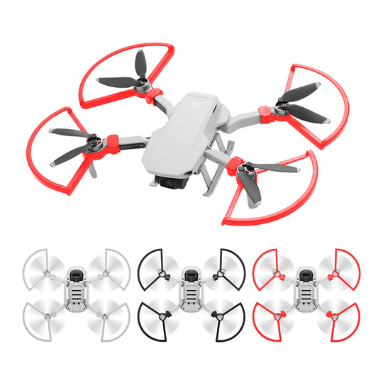 4st Snabbfrigörande Propeller Props Skyddsskydd Ring för DJI Mavic Mini 2 Drone