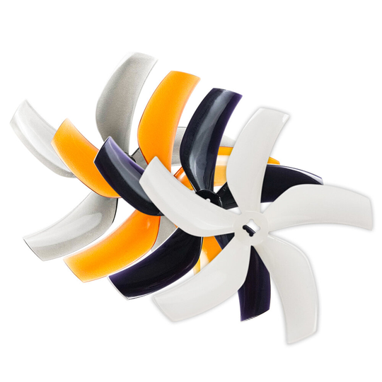 2par Gemfan D90 2 mm 2,4 tums 5-bladig propeller för FPV Racing RC Drone