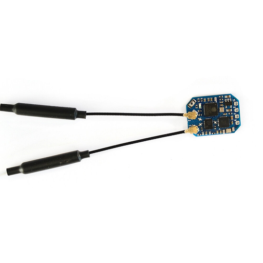 MATEKSYS ELRS-R24-D 2.4GHz ExpressLRS ELRS Diversity Duble Antenna CRSF Protocol Long Range Mini RC-mottagare för RC Dro