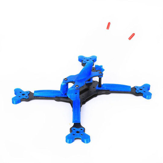GB Serie Ranger 215 215mm sträcka X Carbon Fiber Frame Kit 5mm arm med TPU delar för FPV RC Drone