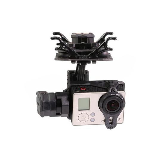 Tarot T4-3D Dual Shock Absorber 3 Axel Gimbal PTZ för Gopro Hero4 3+ 3 FPV RC Drone TL3D02