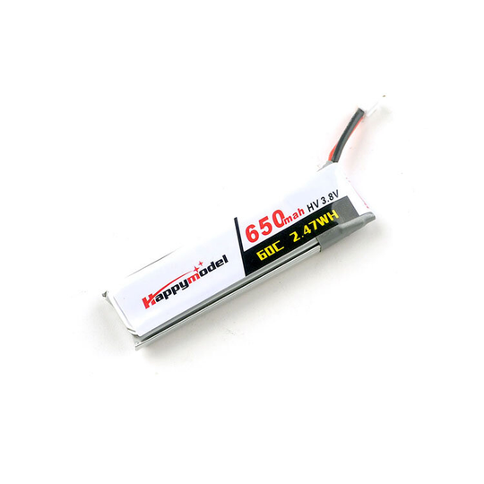 Happymodel Moblite7 reservdel 1S 3.8V 650mAh 30C Lipo Lihv-batteri PH2.0 Plug för FPV Racing RC Drone