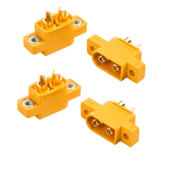 4PCS RJX Amass XT60E-M Kontaktdon Hane Plug XT60 E Plug To M Plug För RC Batteri FPV Racing Drone