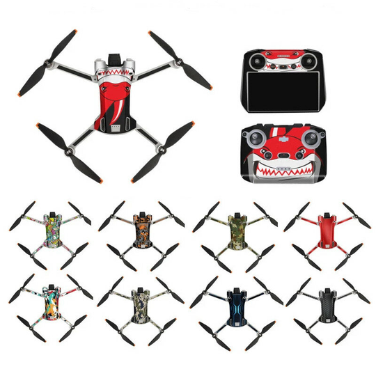 Sunnylife Vattentät PVC-klistermärke Drönare Kroppshud Skyddsarm Fjärrkontrollskydd för DJI Mini 3 PRO RC Drone
