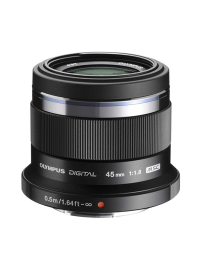 Olympus m.zuiko digital 45mm f/1.8 - musta + cashback