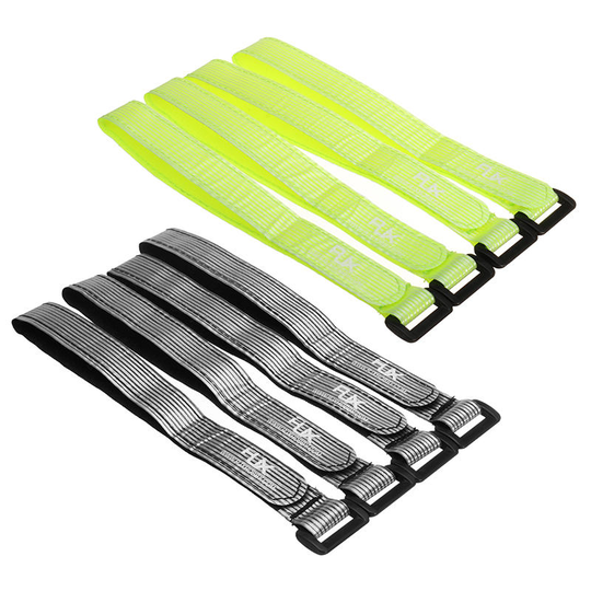 4st RJX 20mm Fiber High Strength Battery Straps 350-400mm för RC Multirotor FPV RC Modell