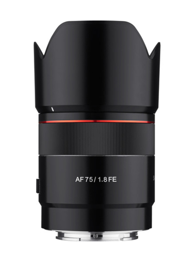 Samyang af 75mm f1.8 (sony fe) -teleobjektiivi