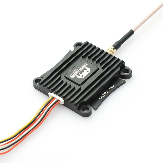 DIATONE MAMBA Ultra 1W VTX 25mw/200mw/400mw/800mw/1000mw 5,8Ghz FPV-sändare 36×36×6,5mm M3 MMCX IRC för FPV RC Racing Dr