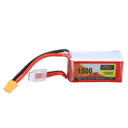 ZOP Power 14,8V 1500mAh 120C 4S LiPo Batteri XT60 Plugg för RC Drone