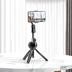 Phone Tripod Rotatable Portable Foldable Phone Holder for Desk Selfies / Vlogging / Live Streaming Office Compatible with All Mobile Phone Phone Accessory Lightinthebox