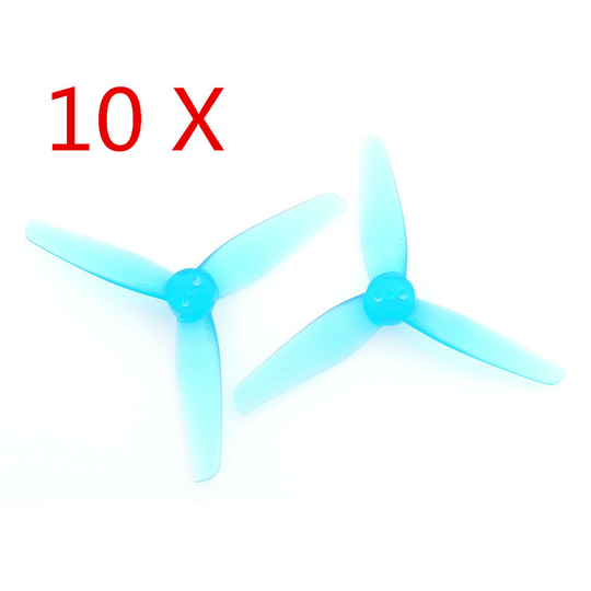 10 par HQProp T3x2x3 3020 3 Inch 3-bladig propeller hållbar för RC Drone FPV Racing