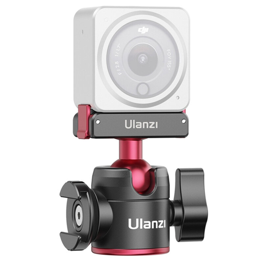 Ulanzi U-180 justerbart magnetiskt stativ Kulhuvud kardan med kall sko 1/4 tums skruvport för DJI Osmo Action 2