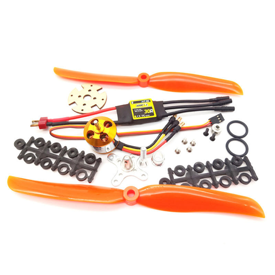 XXD A2212 2212 1400KV KV1400 Brushless Motor + 30A ESC + 8060 Prop Blad Propeller RC Power System Combo for RC Drone Air