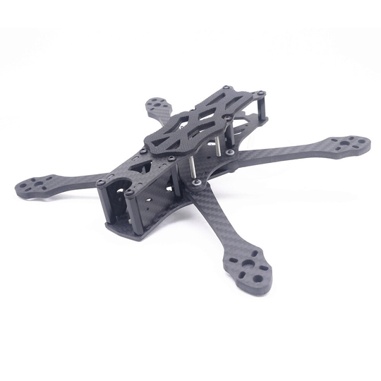 TEOSAW Turbo 5 223 mm Axelavstånd 5,5 mm Tjocklek Arm X Typ 5 tums ramsats stöd DJI Luftenhet för RC Drone FPV Racing