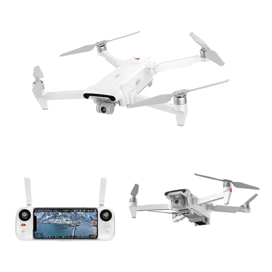 FIMI X8 SE 2022 V2 10KM FPV Med 3-axlig Gimbal 4K-kamera HDR-video GPS 35min Flygtid RC Quadcopter RTF med Airthrow Mega