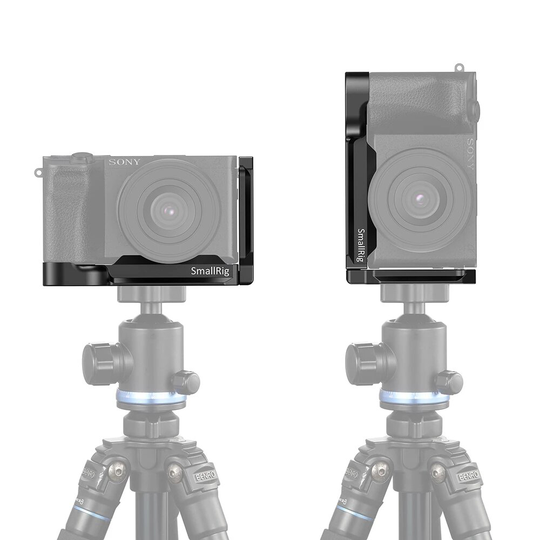 SmallRig 2503 A6600 L-formad platta för Sony A6600 L-fäste Platta Stativ Snabbfrigörande sidoplatta med basplatta