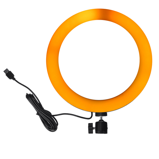 10,3 tum RGBW LED-ring i fullfärgat ljus Mackup Fill Light för fotografering Selfie Vlog Youtube Live Broadcast Mobiltel