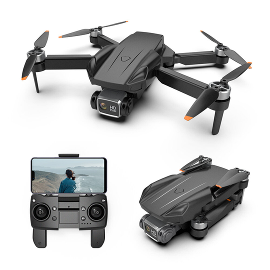 HR G21 Mini Aerial Photography Drone 5G WIFI FPV med 4K Dual Camera GPS Borstlös optisk flödes RC Quadcopter RTF