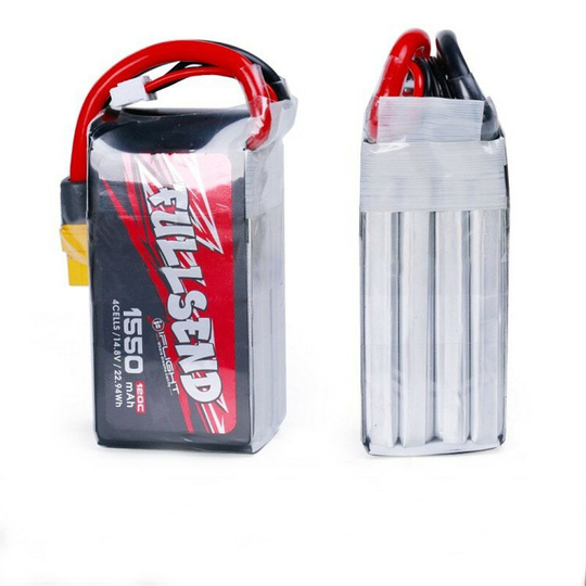 iFlight FULLSEND 14.8V 1550mAh 120C 4S Lipo Battery XT60 Plug 178g för FPV Racing RC Drone